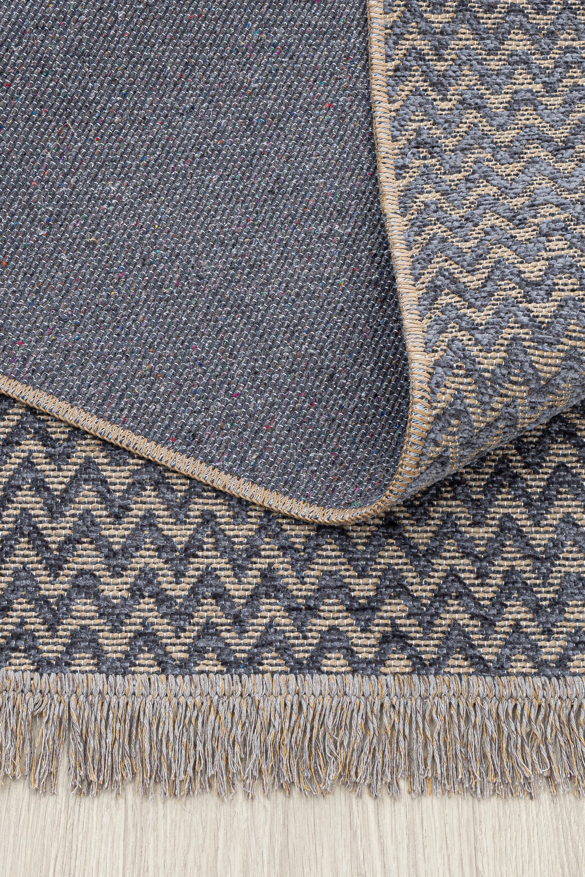 Rosso Antrasit Dokuma Sisal Halı Jüt Halı Kilim Salon Oturma Odası Yatak Odası Koridor Halısı 23033A