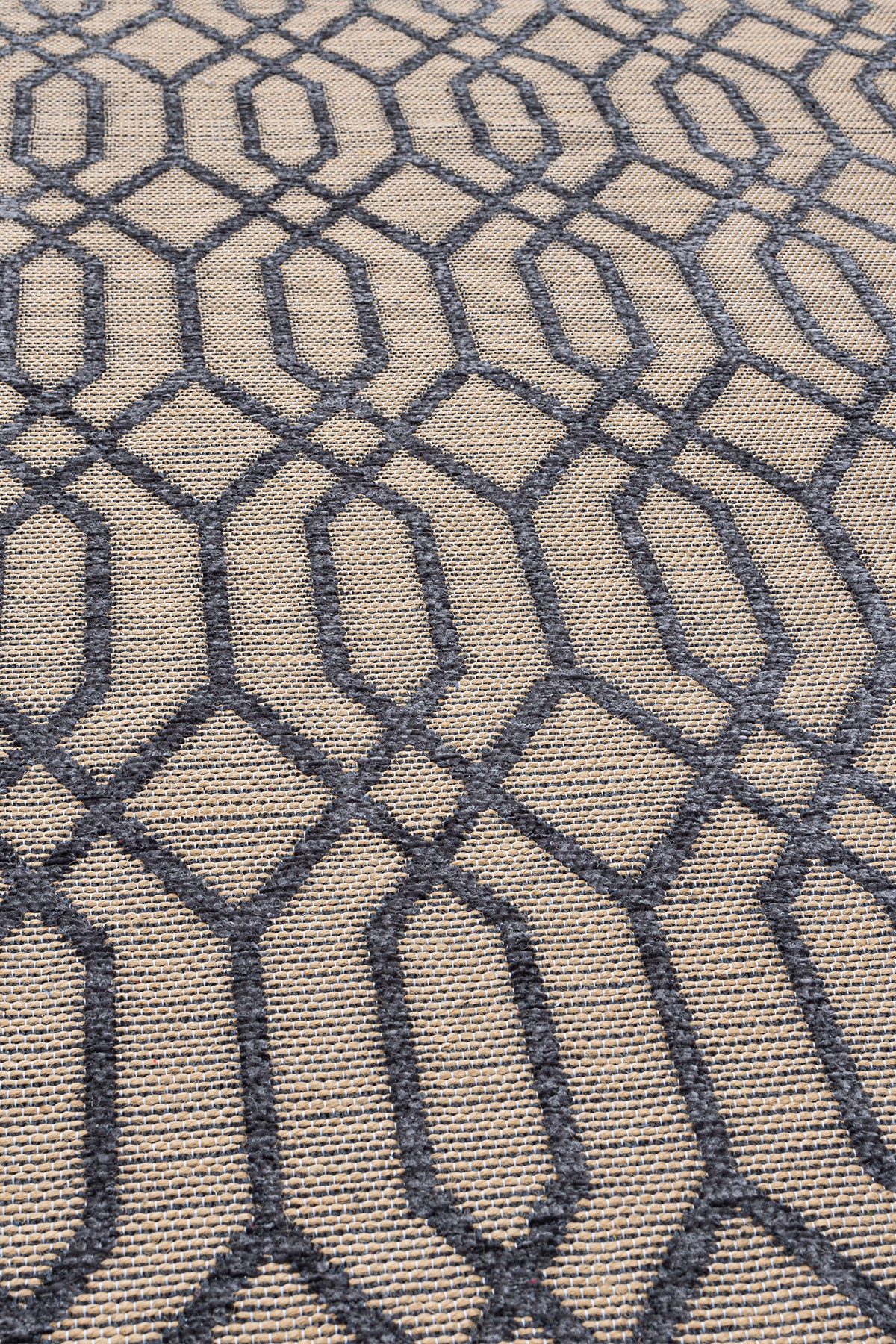 Rosso Antrasit Dokuma Sisal Halı Jüt Halı Kilim Salon Oturma Odası Yatak Odası Koridor Halısı 23037A