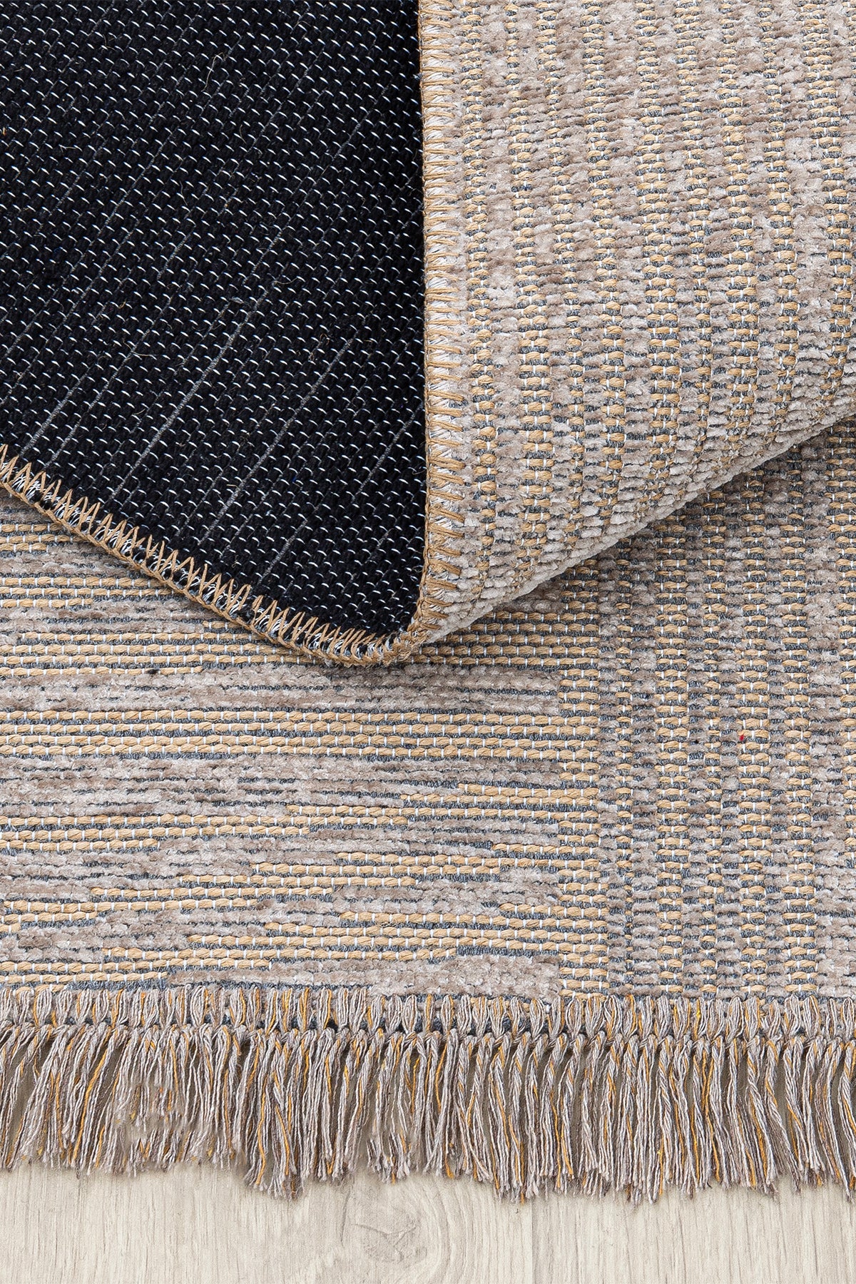 Rosso Bej Dokuma Sisal Halı Jüt Halı Kilim Salon Oturma Odası Yatak Odası Koridor Halısı 23043A