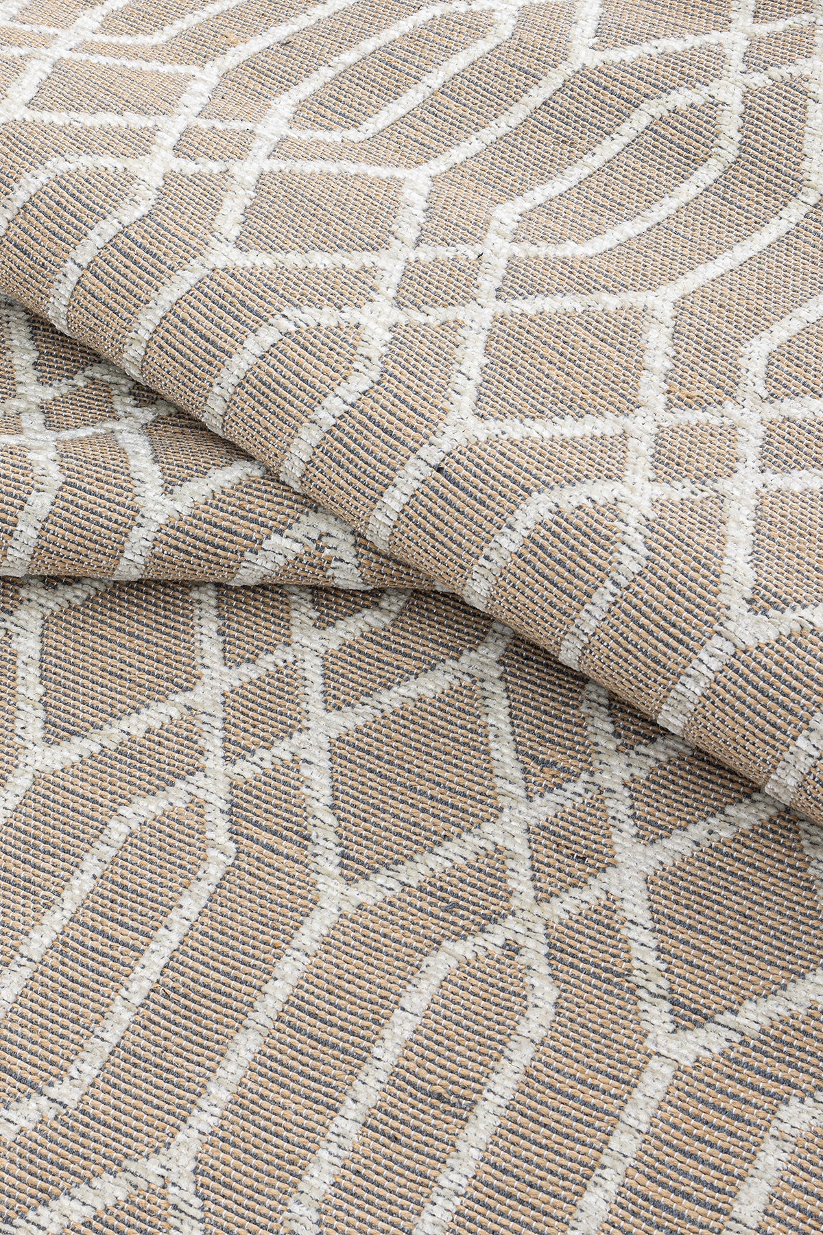 Rosso Krem Dokuma Sisal Halı Jüt Halı Kilim Salon Oturma Odası Yatak Odası Koridor Halısı 23037A