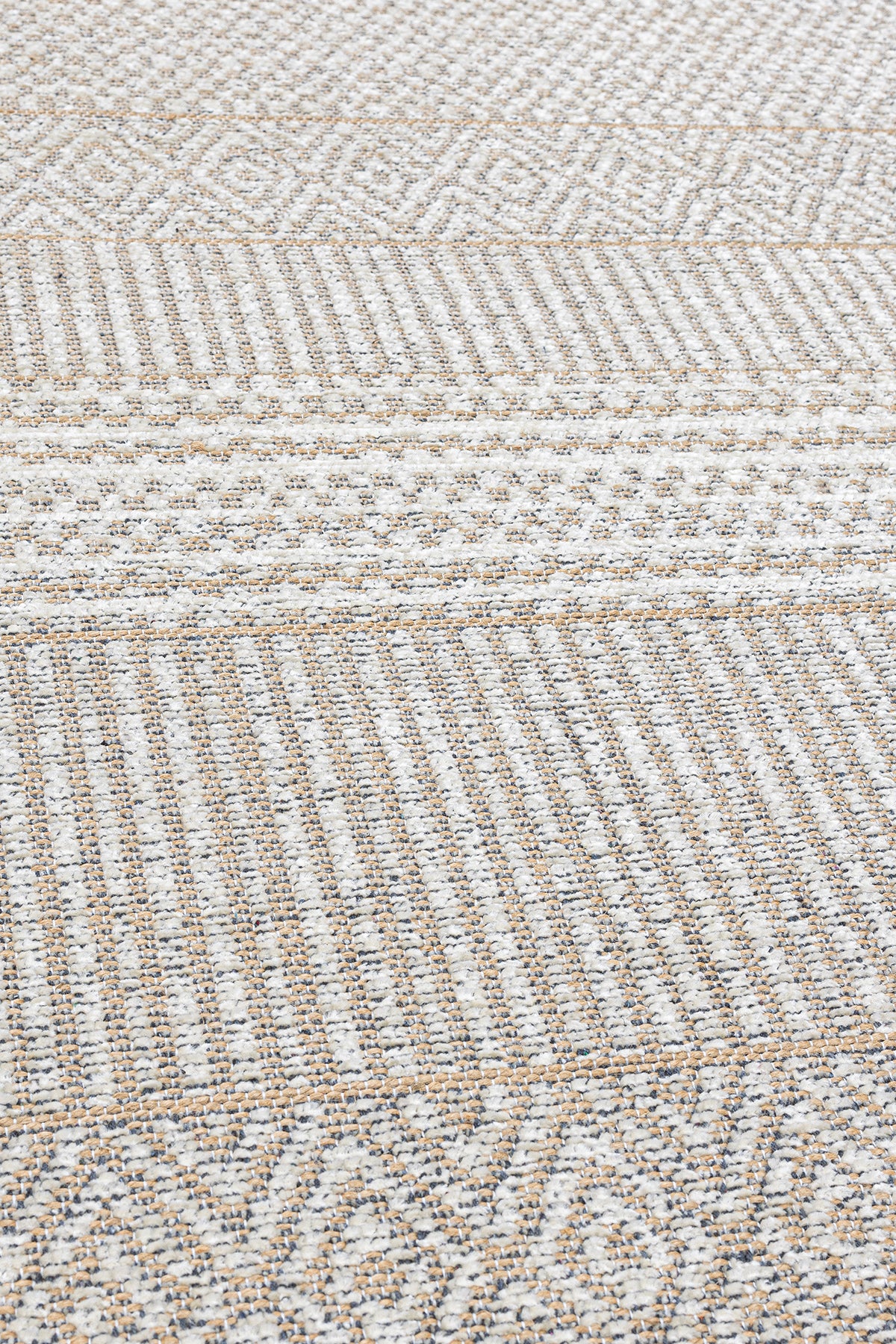 Rosso Krem Dokuma Sisal Halı Jüt Halı Kilim Salon Oturma Odası Yatak Odası Koridor Halısı 23041A