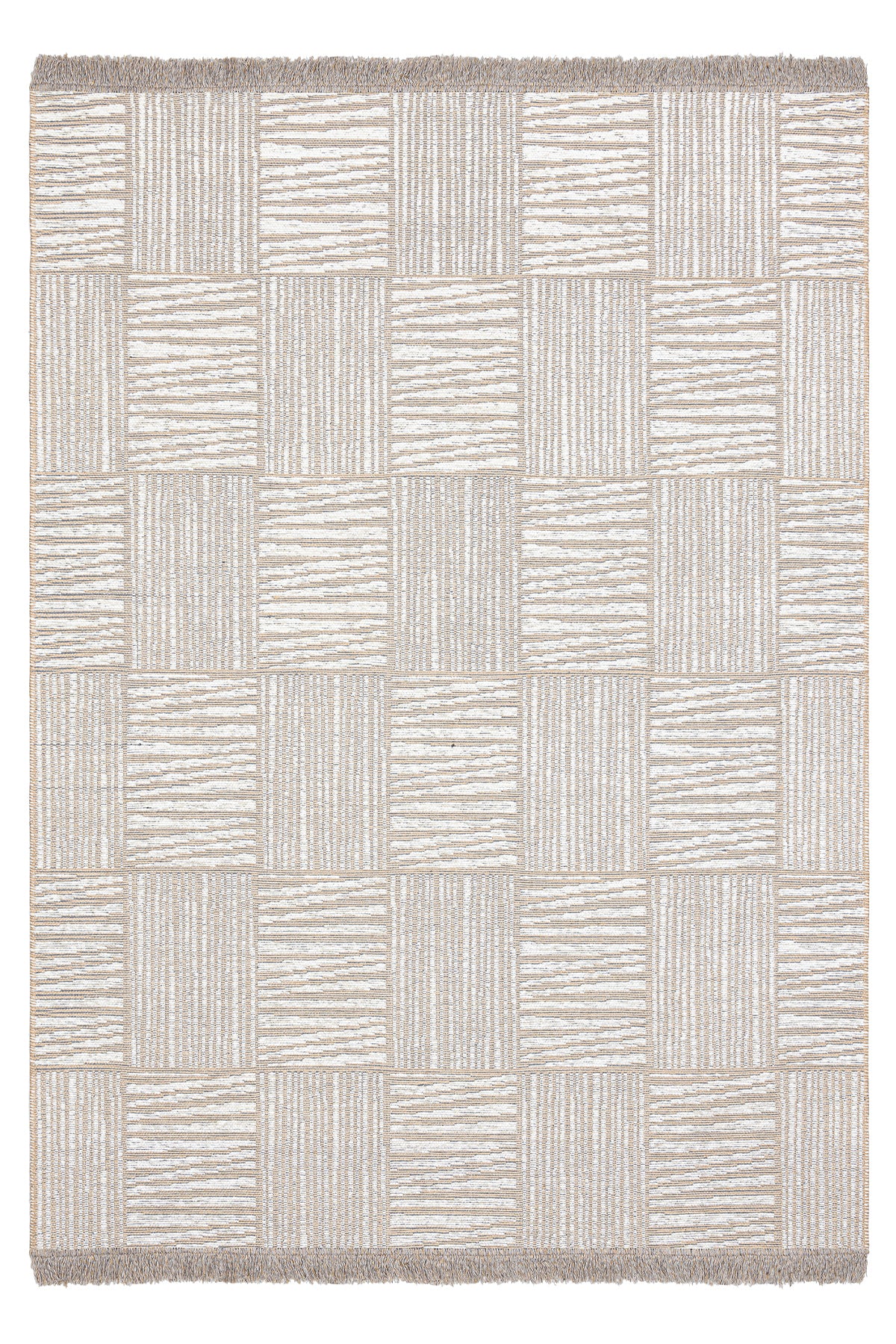 Rosso Krem Dokuma Sisal Halı Jüt Halı Kilim Salon Oturma Odası Yatak Odası Koridor Halısı 23043A