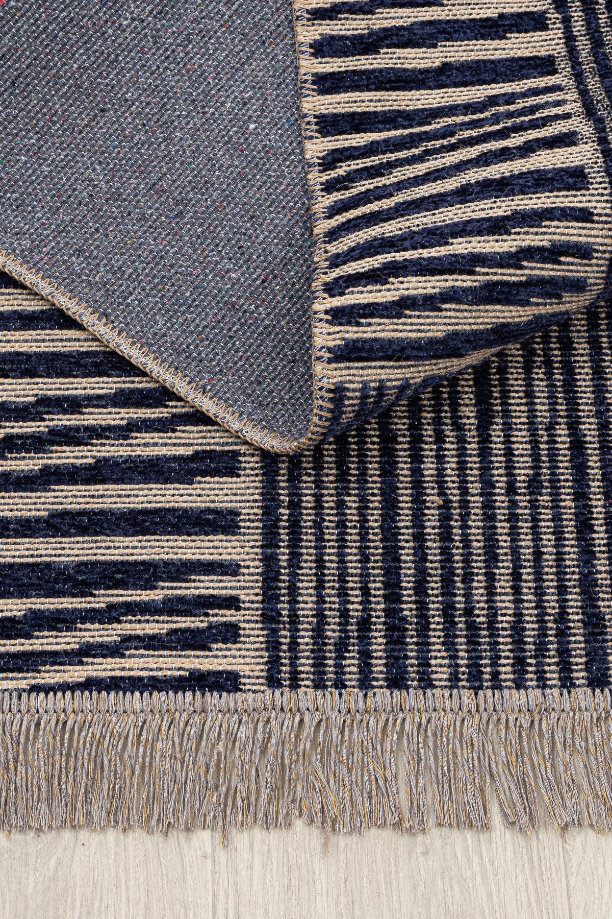 Rosso Lacivert Dokuma Sisal Halı Jüt Halı Kilim Salon Oturma Odası Yatak Odası Koridor Halısı 23043A