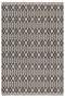 Rosso Siyah Dokuma Sisal Halı Jüt Halı Kilim Salon Oturma Odası Yatak Odası Koridor Halısı 23037A