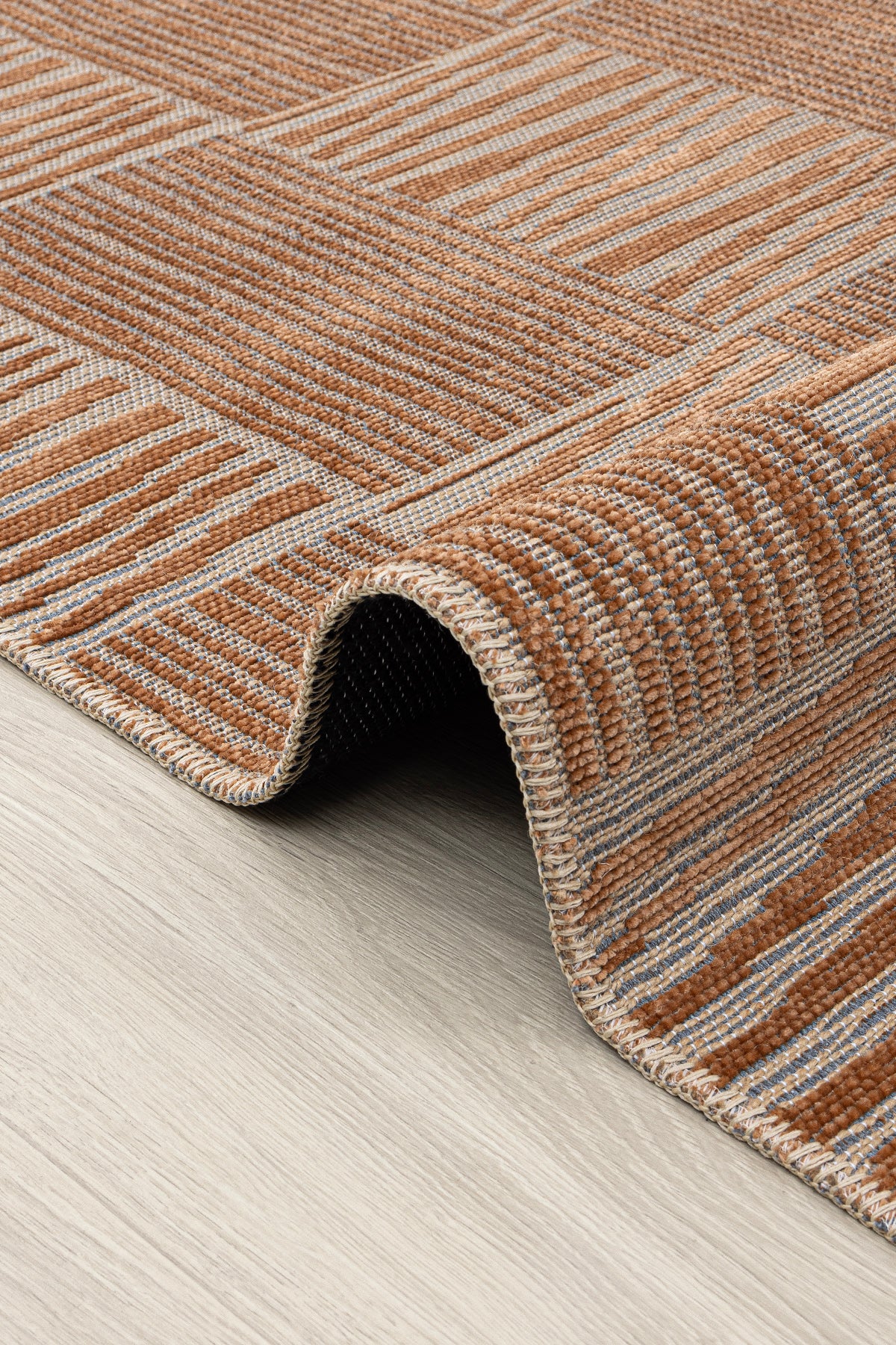 Rosso Turuncu Dokuma Sisal Halı Jüt Halı Kilim Salon Oturma Odası Yatak Odası Koridor Halısı 23043A