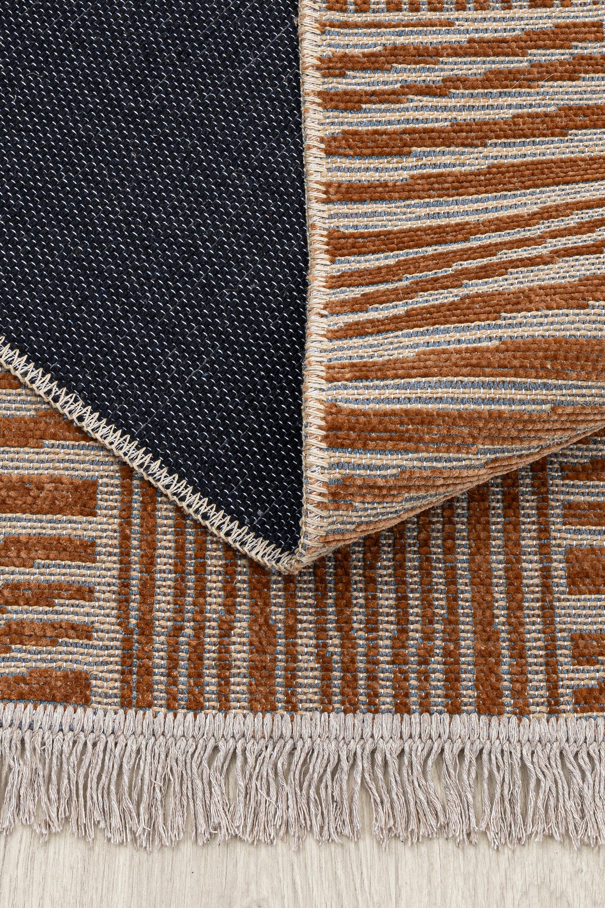 Rosso Turuncu Dokuma Sisal Halı Jüt Halı Kilim Salon Oturma Odası Yatak Odası Koridor Halısı 23043A