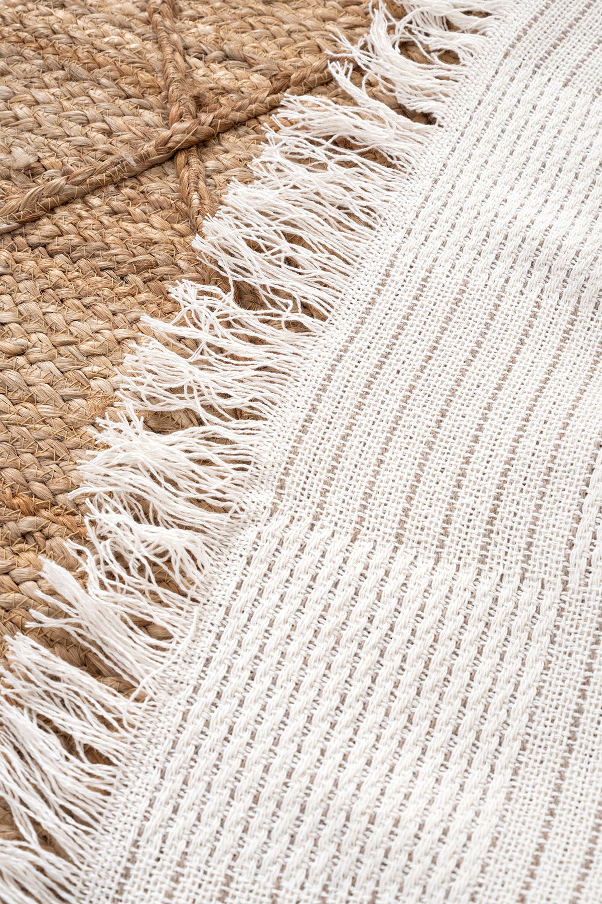 Rustıc Krem- Bej Koltuk Örtüsü 170X220Cm 5160A