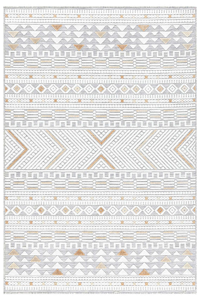 Sand Gri Sarı Temizlenebilir Halı 65550A