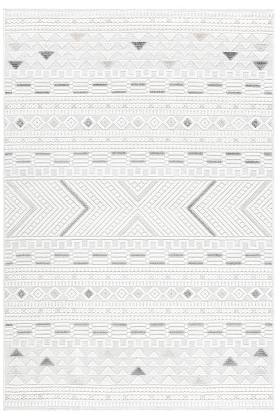 Sand Krem Gri Temizlenebilir Halı 65550A