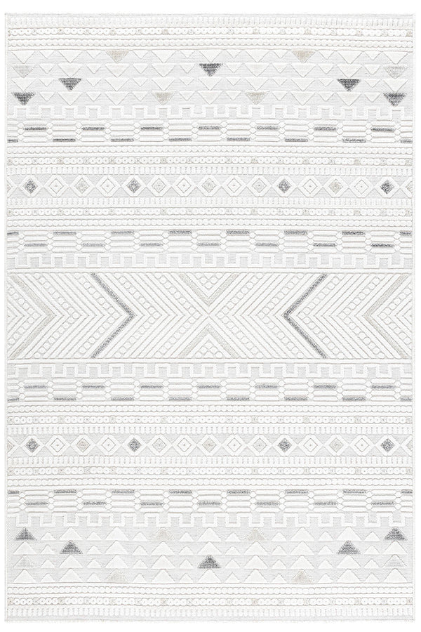 Sand Krem Gri Temizlenebilir Halı 65550A