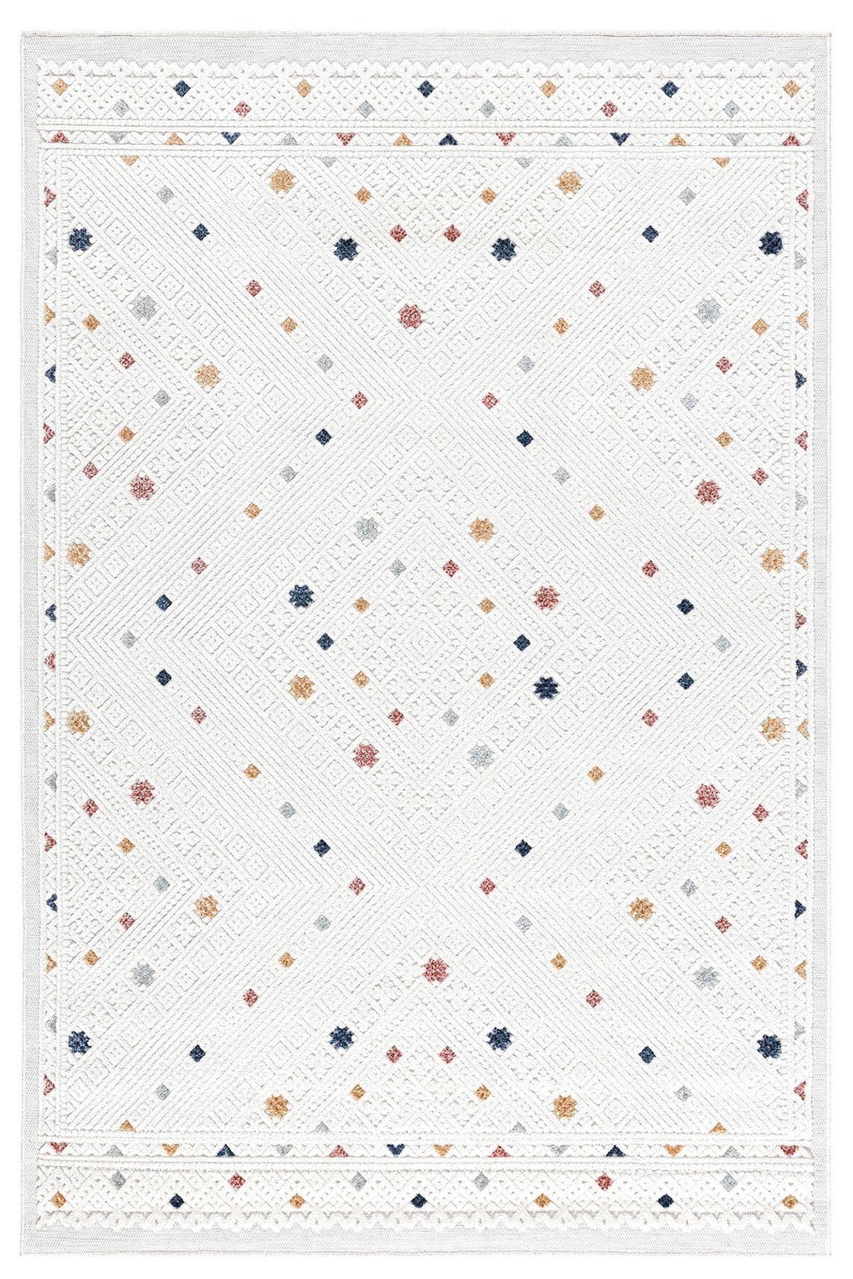 Sand Krem Multi Kolay Temizlenebilir Halı Kilim Oturma Odası Yatak Odası Koridor Makine Halısı 65548A