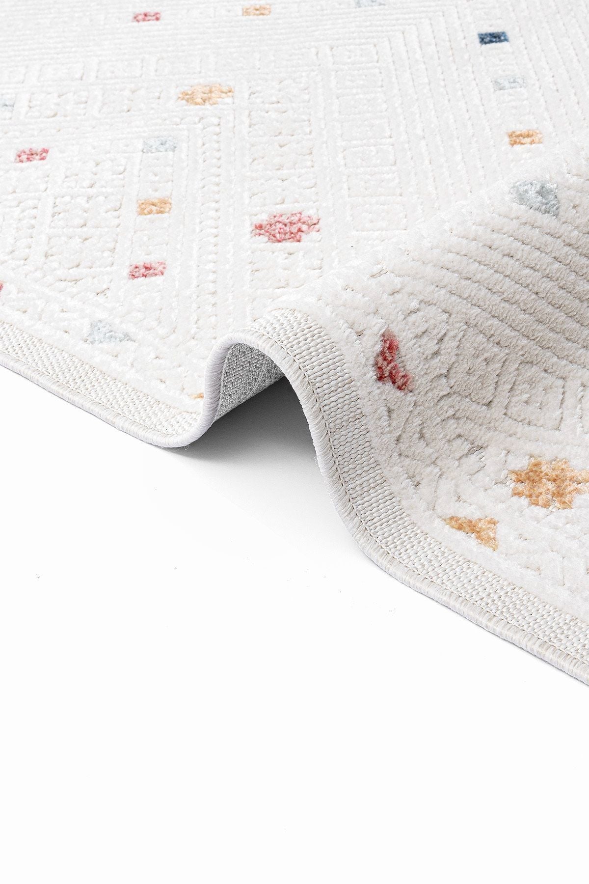 Sand Krem Multi Kolay Temizlenebilir Halı Kilim Oturma Odası Yatak Odası Koridor Makine Halısı 65548A