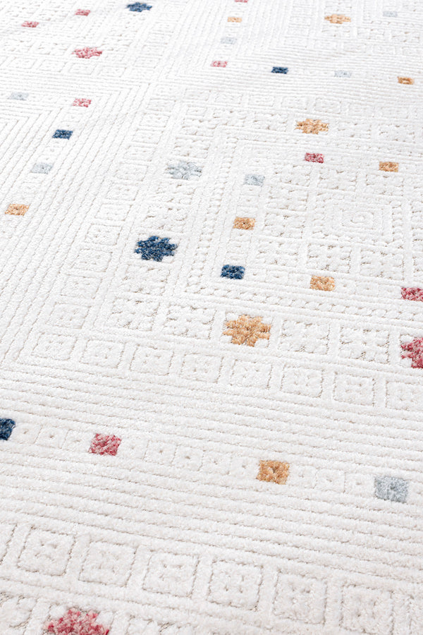 Sand Krem Multi Temizlenebilir Halı 65548A