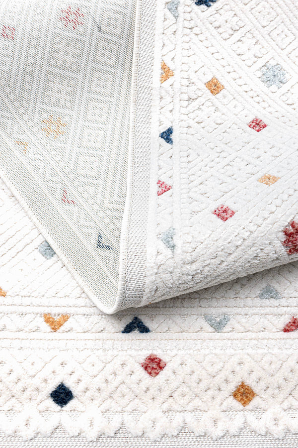 Sand Krem Multi Temizlenebilir Halı 65548A