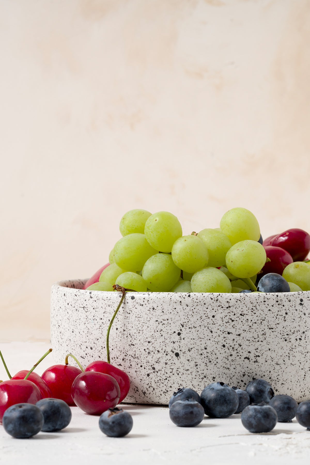 Sateen Mat Beyaz Kırçıllı Büyük El Yapımı Dekoratif Süzgeç 8604