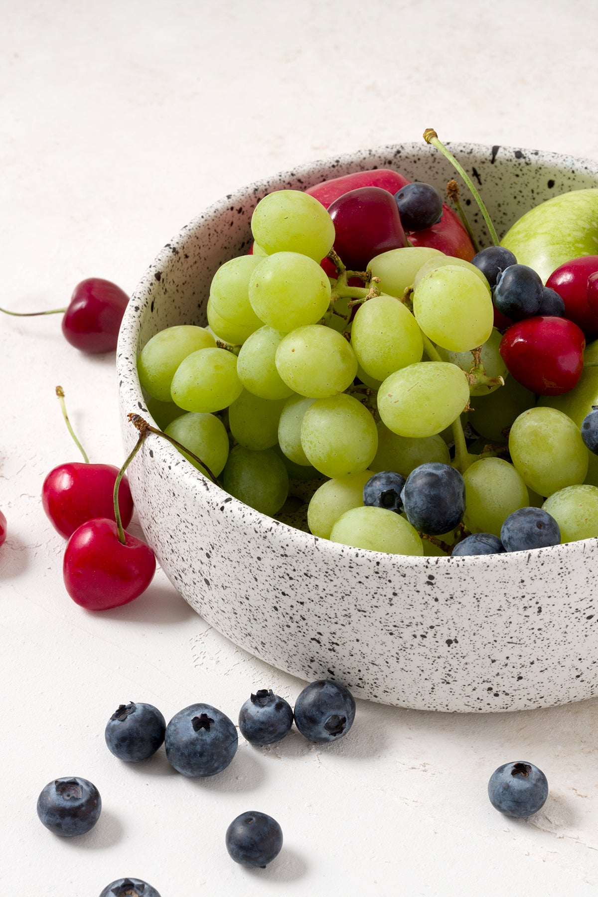 Sateen Mat Beyaz Kırçıllı Küçük El Yapımı Dekoratif Süzgeç 8602