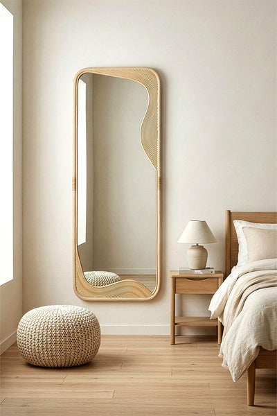 Savia Ahşap Özel Form Dikdörtgen Ayna 10125