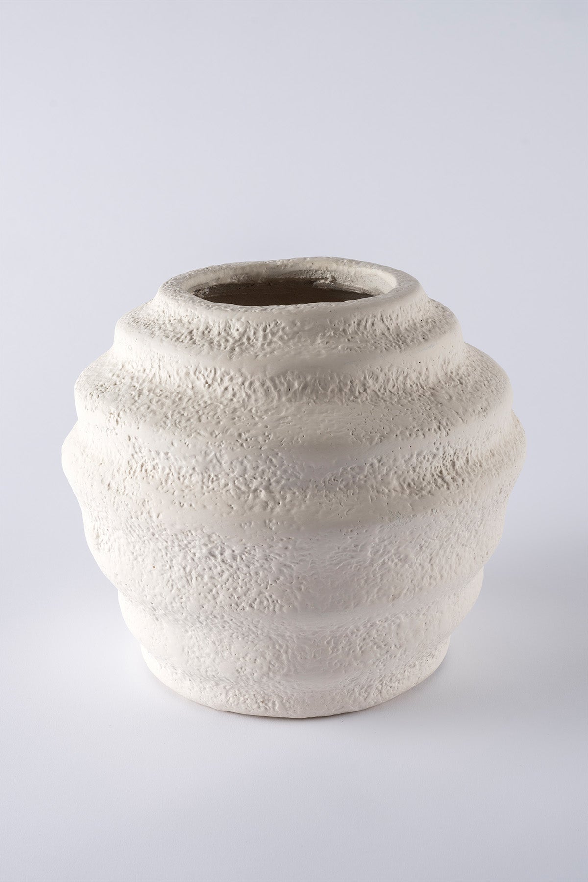 Savia Seramik Arı Kovanı Beyaz Vazo 10127