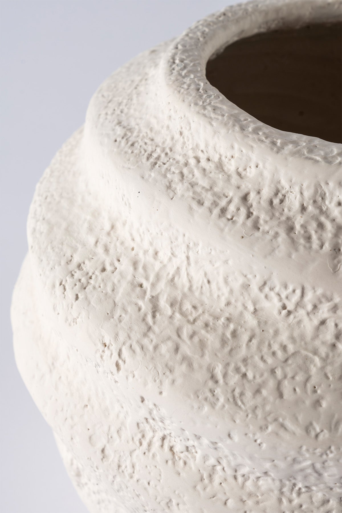 Savia Seramik Arı Kovanı Beyaz Vazo 10127