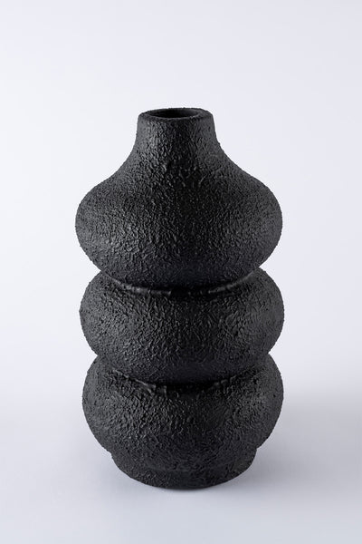 Savia Seramik Siyah Uzun Vazo 10134