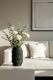 Savia Seramik Siyah Vazo 10133