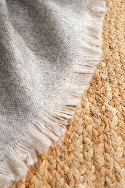 Scala Gri Tüylü Throw Battaniye 130X170 5072A