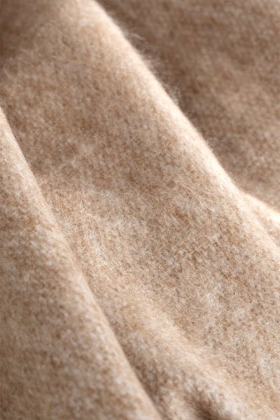 Scala Bej Tüylü Throw Battaniye 130X170 5072A