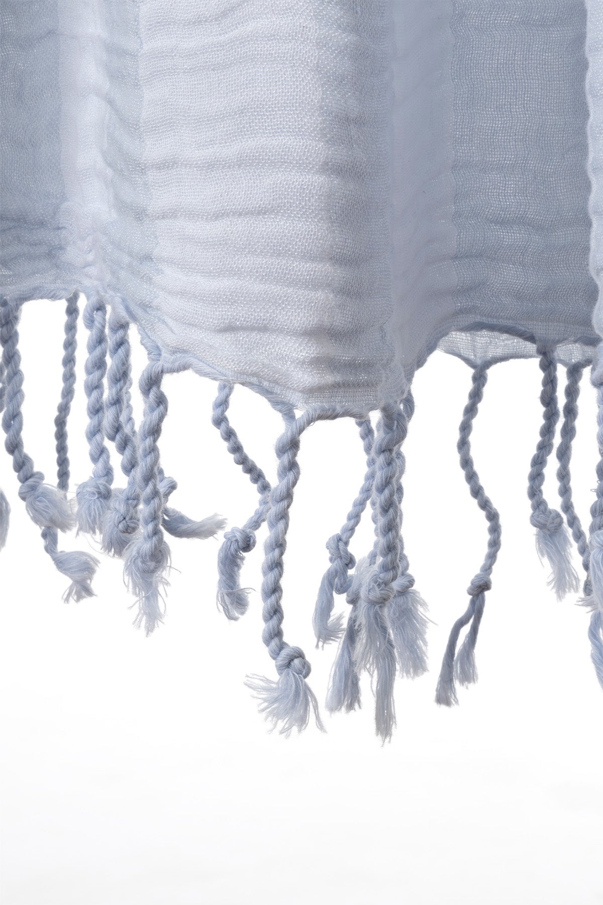 Sealıne Mavi Müslin Nakışlı Peştamal 90X170 2541