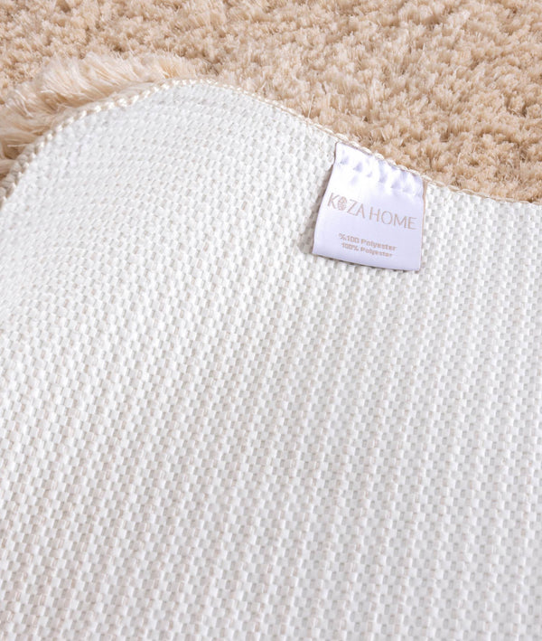 Segura Peluş Bej Kaydırmaz Taban 2'li Banyo Paspası 60 x 100 - 50 x 60