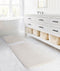 Segura Peluş Krem Kaydırmaz Taban 2'li Banyo Paspası 60 x 100 - 50 x 60