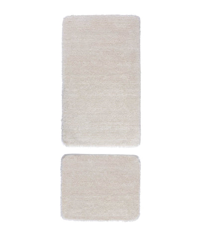 Segura Peluş Krem Kaydırmaz Taban 2'li Banyo Paspası 60 x 100 - 50 x 60