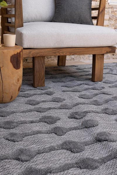 Silva Antrasit Temizlenebilir Halı 58388A