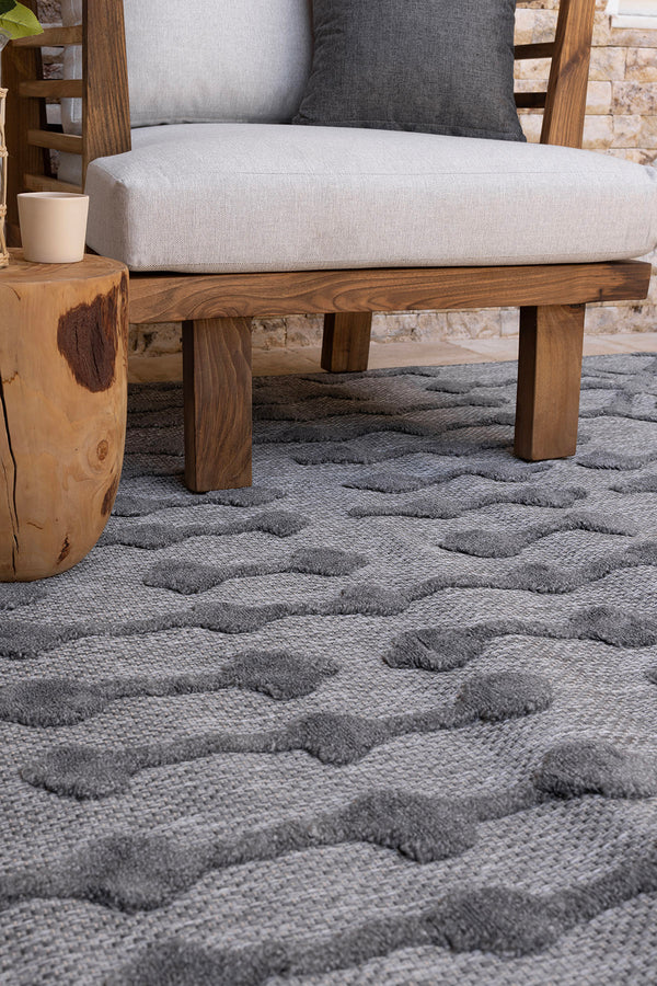 Silva Antrasit Temizlenebilir Halı 58388A