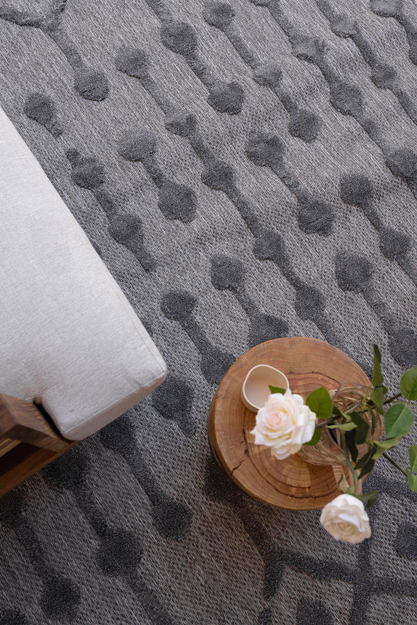 Silva Antrasit Temizlenebilir Halı 58388A