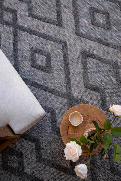 Silva Antrasit Temizlenebilir Halı 58594A