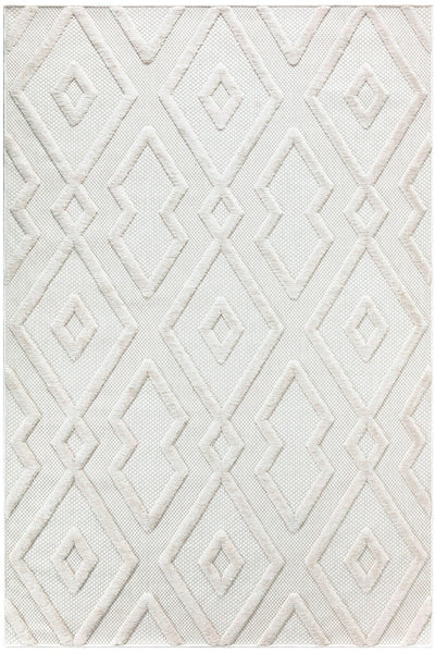 Silva Beyaz Temizlenebilir Halı 58594A