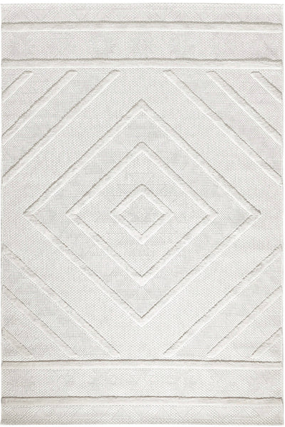 Silva Beyaz Temizlenebilir Halı 58646A