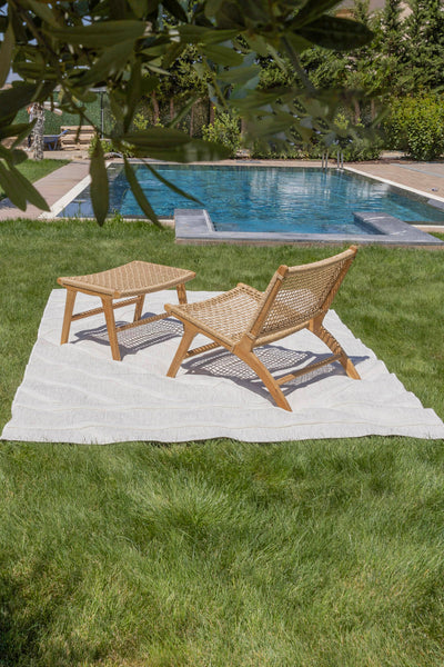 Silva Beyaz Temizlenebilir Halı 58647A