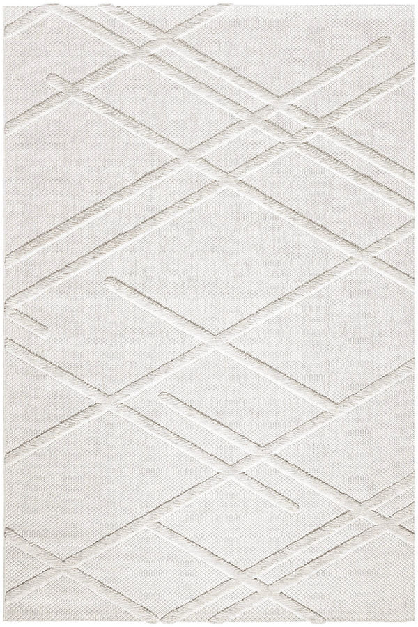 Silva Beyaz Temizlenebilir Halı 58649A