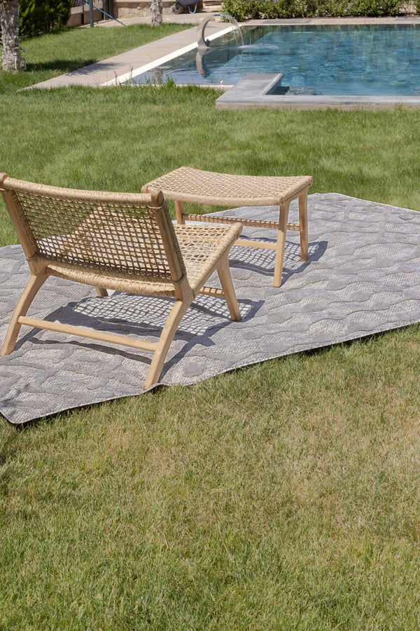 Silva Gri Temizlenebilir Halı 58388A