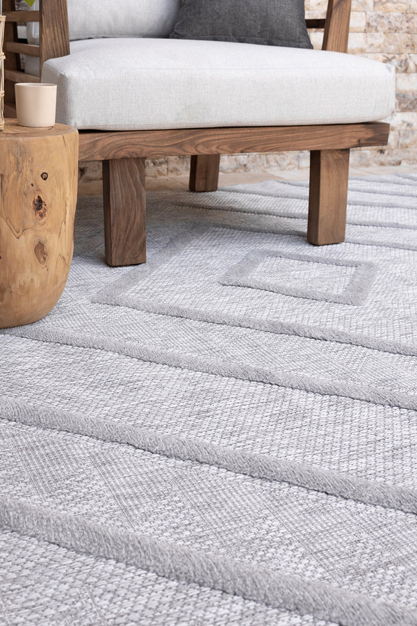 Silva Gri Temizlenebilir Halı 58646A