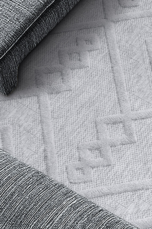 Silva Gri Temizlenebilir Halı 58647A