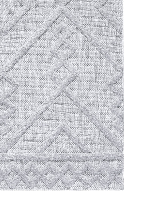Silva Gri Temizlenebilir Halı 58647A