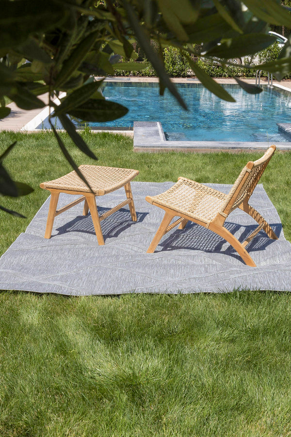 Silva Gri Temizlenebilir Halı 58649A