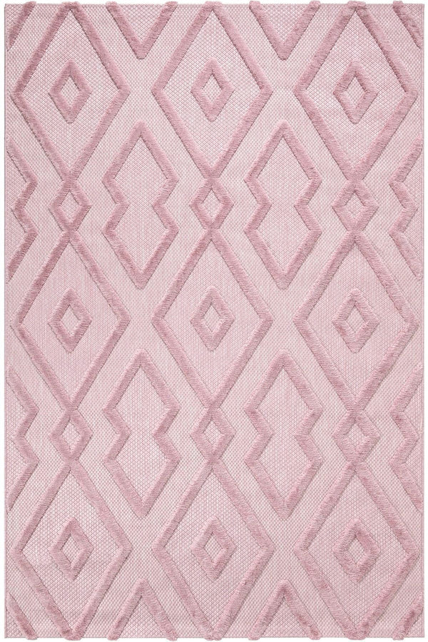 Silva Pembe Temizlenebilir Halı 58594A