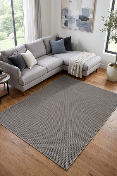 Sisalo Krem Siyah Halı B3417E