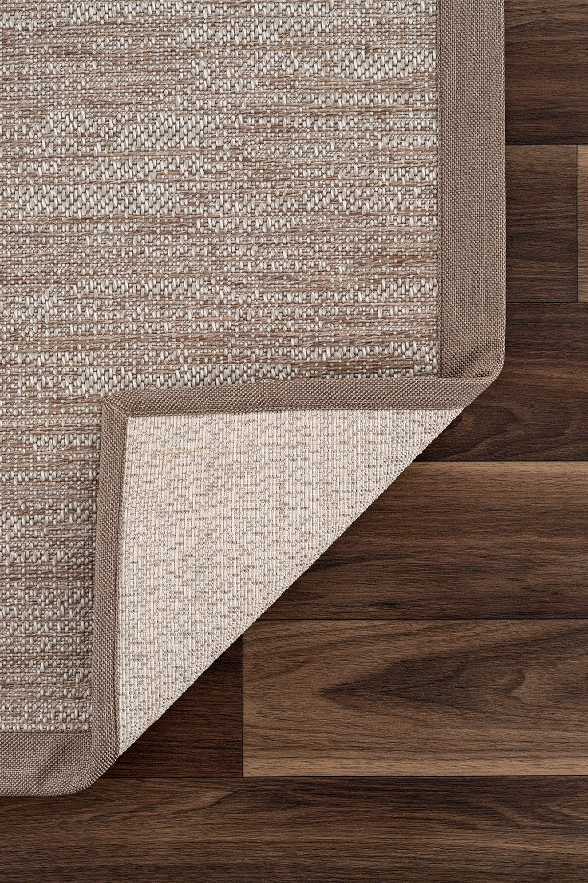 Sisalo Krem Natural Bordür Vizon Halı B3418C