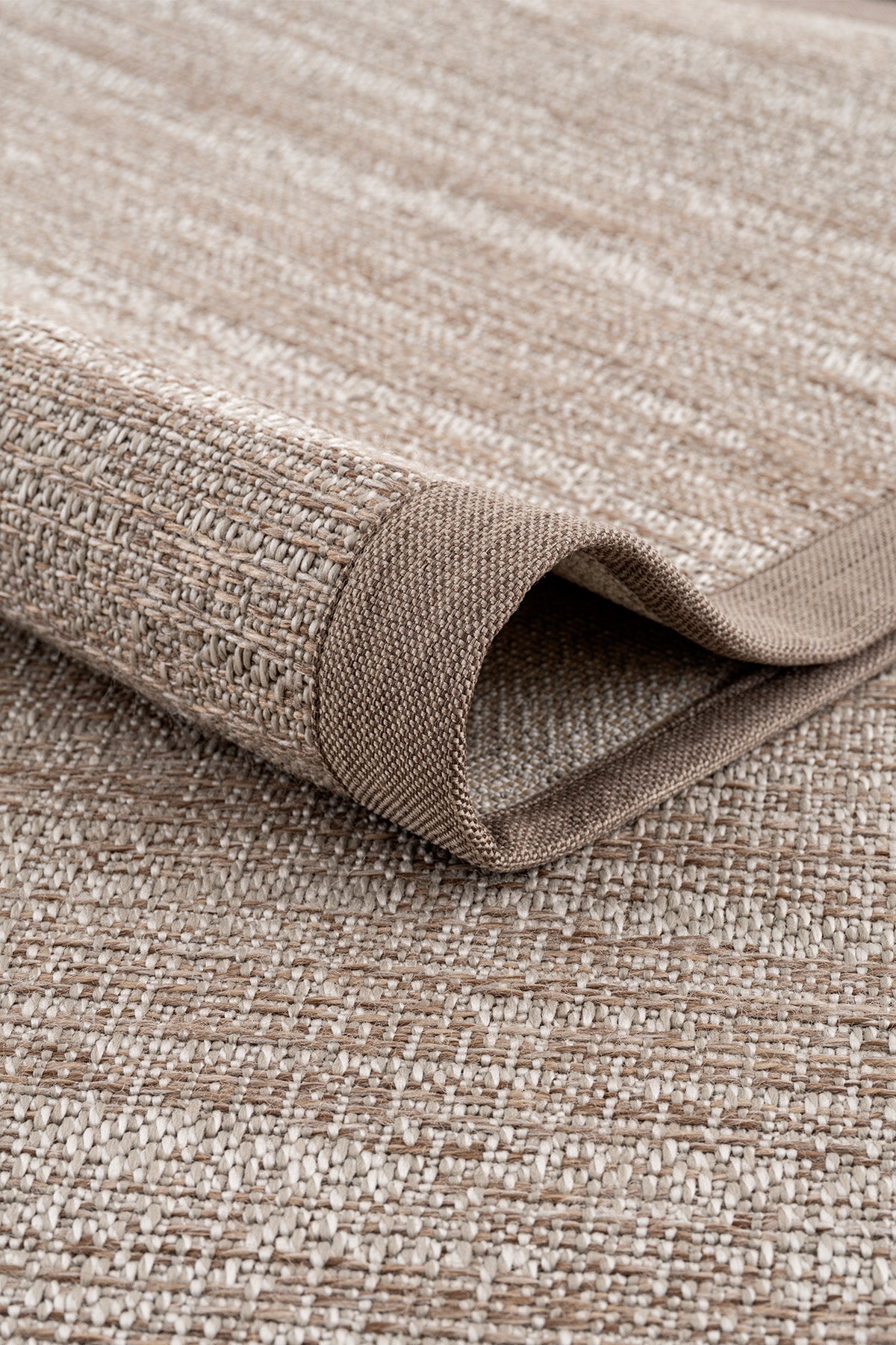 Sisalo Krem Natural Bordür Vizon Halı B3418C