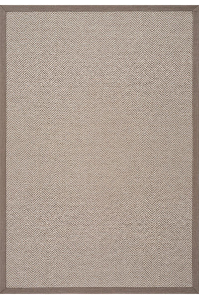 Sisalo Krem Natural Bordür Vizon Halı B3421C