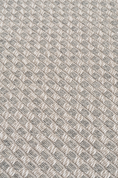 Sisalo Bordure Krem Gri Sisal Halı Gri Bordür B3416B